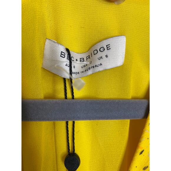 Bec + Bridge Hibiscus Golden Mini Dress 2 - Picture 6 of 12